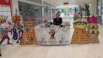Satranç standımızı açtık.