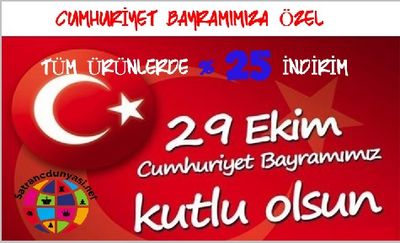 29 Ekim Cumhuriyet bayramımız kutlu olsun!